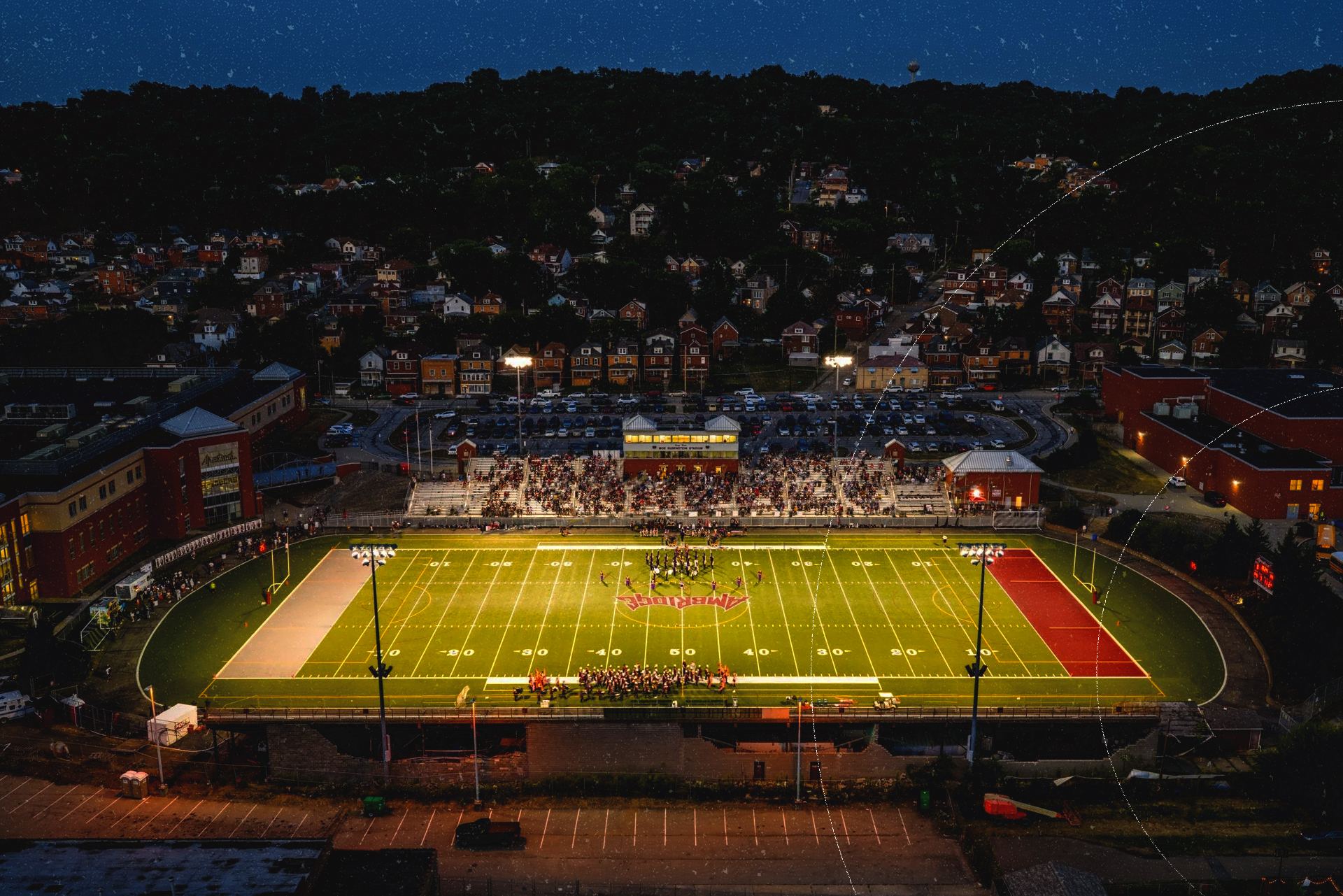 High school football recruit represented by Aura Sports Group
